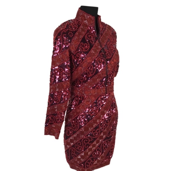 Henri Bendel Beaded 2 Piece Suit Size 6 - Picture 3 of 8